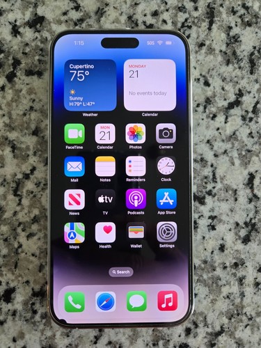APPL IPHONE 14 PRO MAX, SLIVER, 128GB