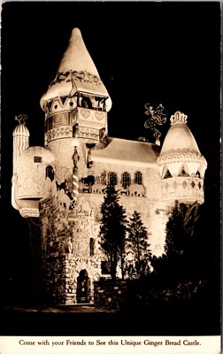Real Photo PC Gingerbread Castle National Biscuit Company Hamburg New Jersey