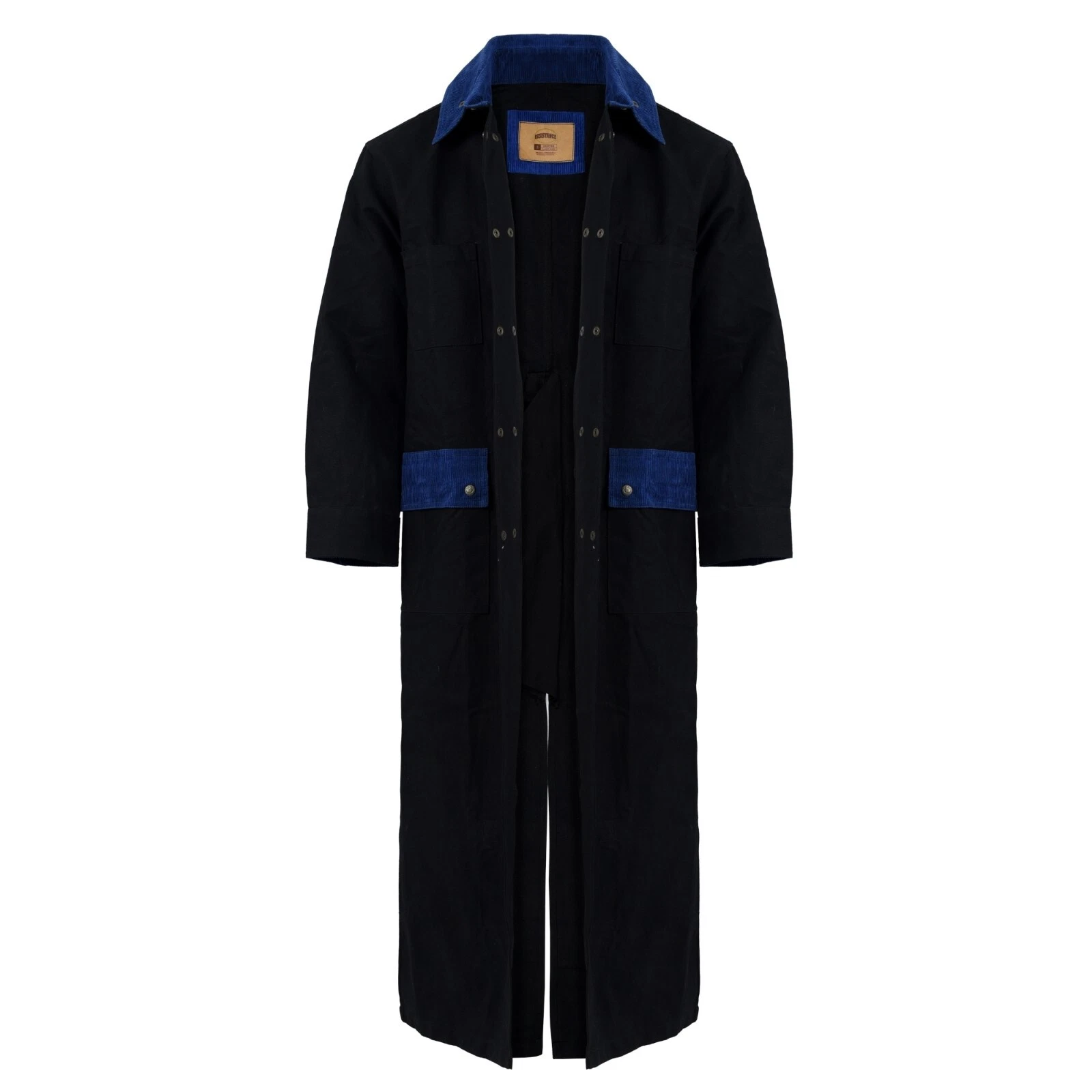 Resistance Western Long Old Cowboy Canvas Jacket - Rangewear Canvas Duster Coat