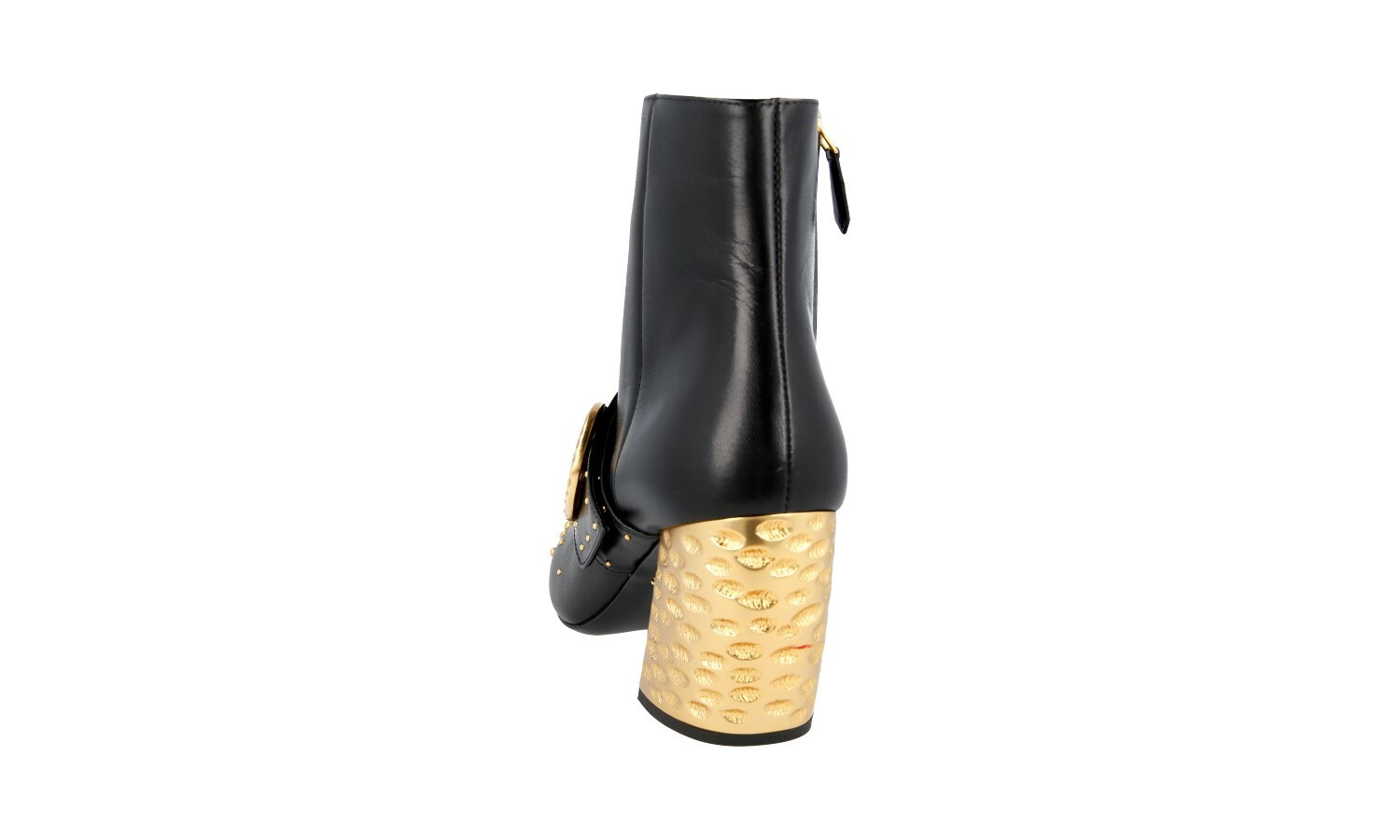 AUTH LUXURY PRADA HALF-BOOT SHOES 1T819H BLACK NEW 39 39,5 UK 6 image 5
