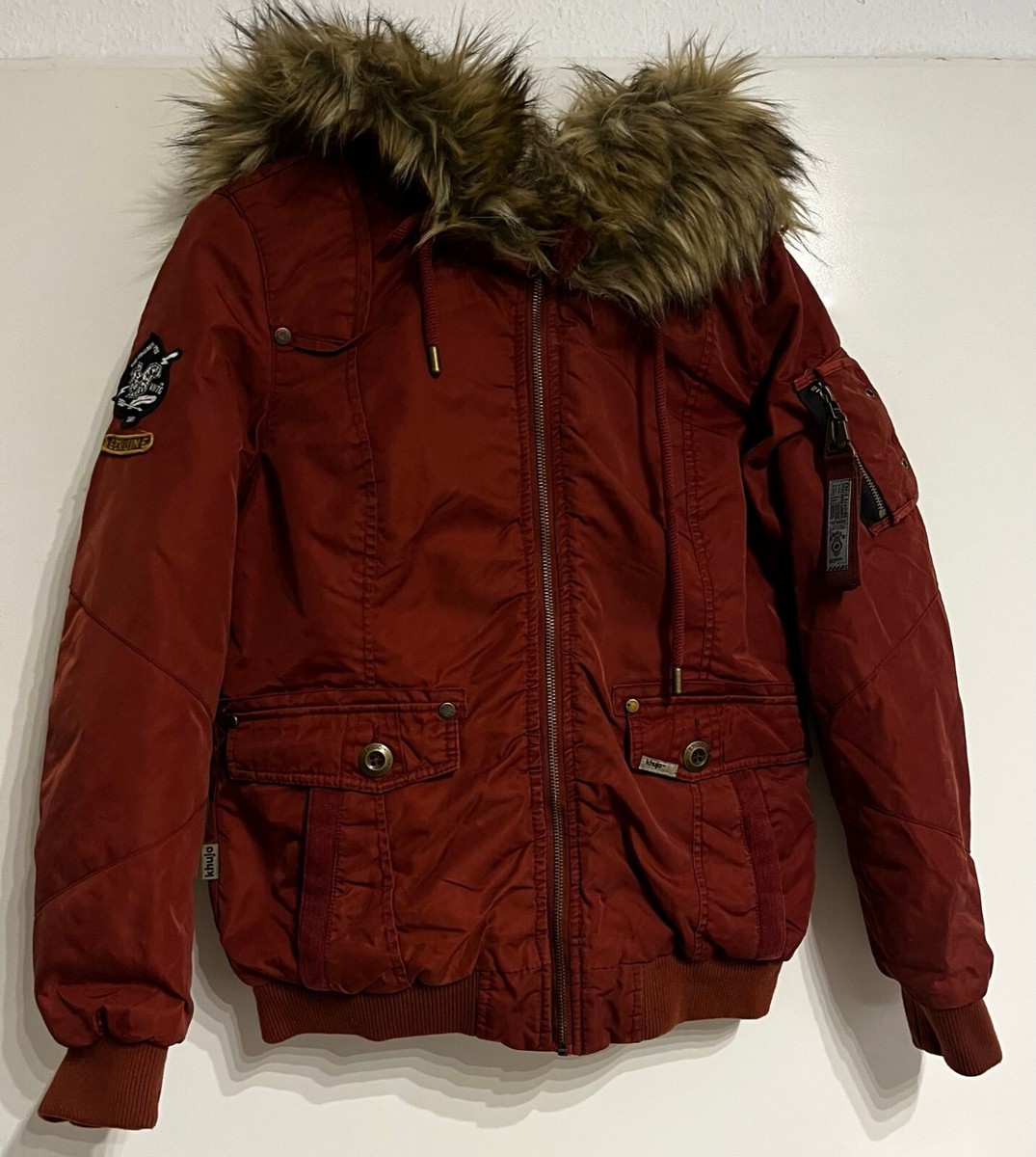 BRANDNEU EXKLUSIV Khujo Mia Winterjacke in bordeauxrot