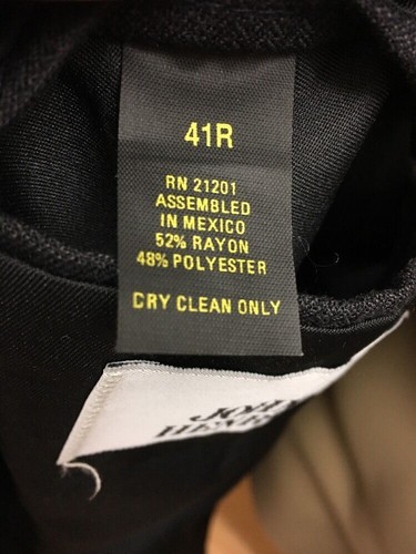 John Henry Size 41R Men's Suit Two Piece Blazer And Pants a408 - Picture 3 of 12