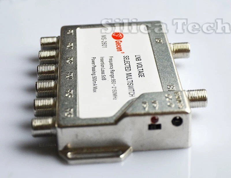 Gecen 2x6 13V/18V 2 in, 6 out Satellite LNB V/H multi-switch MS-2601 - Image 3 of 3