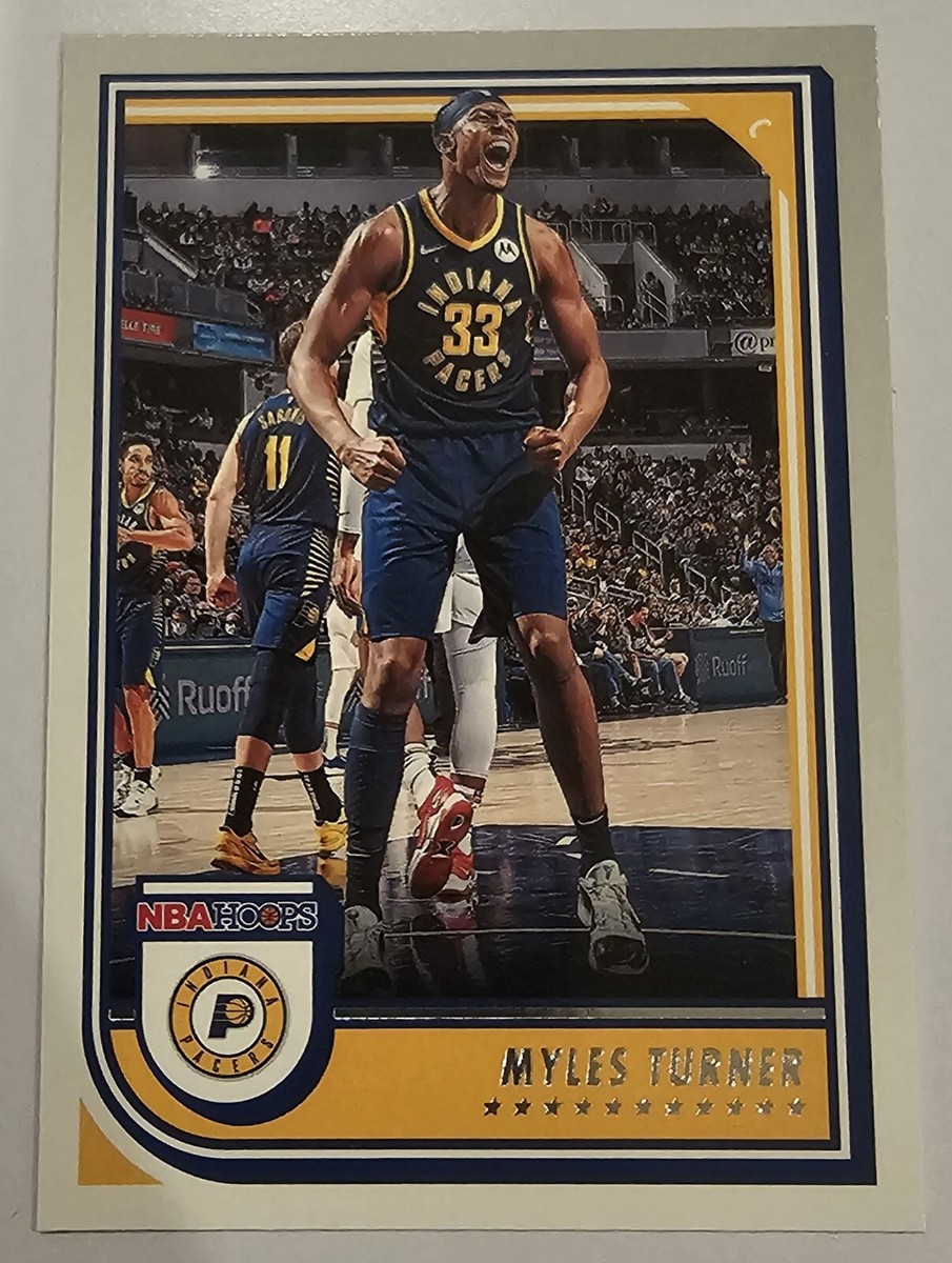 Myles Turner 2022-23 Panini NBA Hoops #53 Red Back SP Indiana