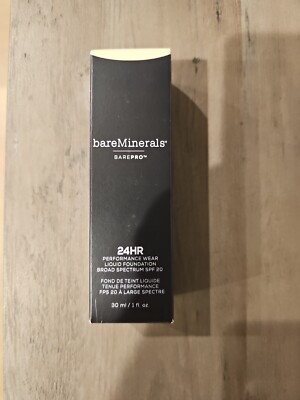 BareMinerals BarePro Performance Wear Liquid Foundation IVORY 02 NIB EXPIRE 21FE