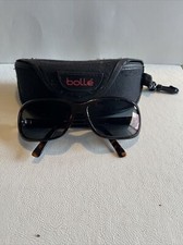 Vintage Bolle France Brown Tint Women s Sunglasses W/case