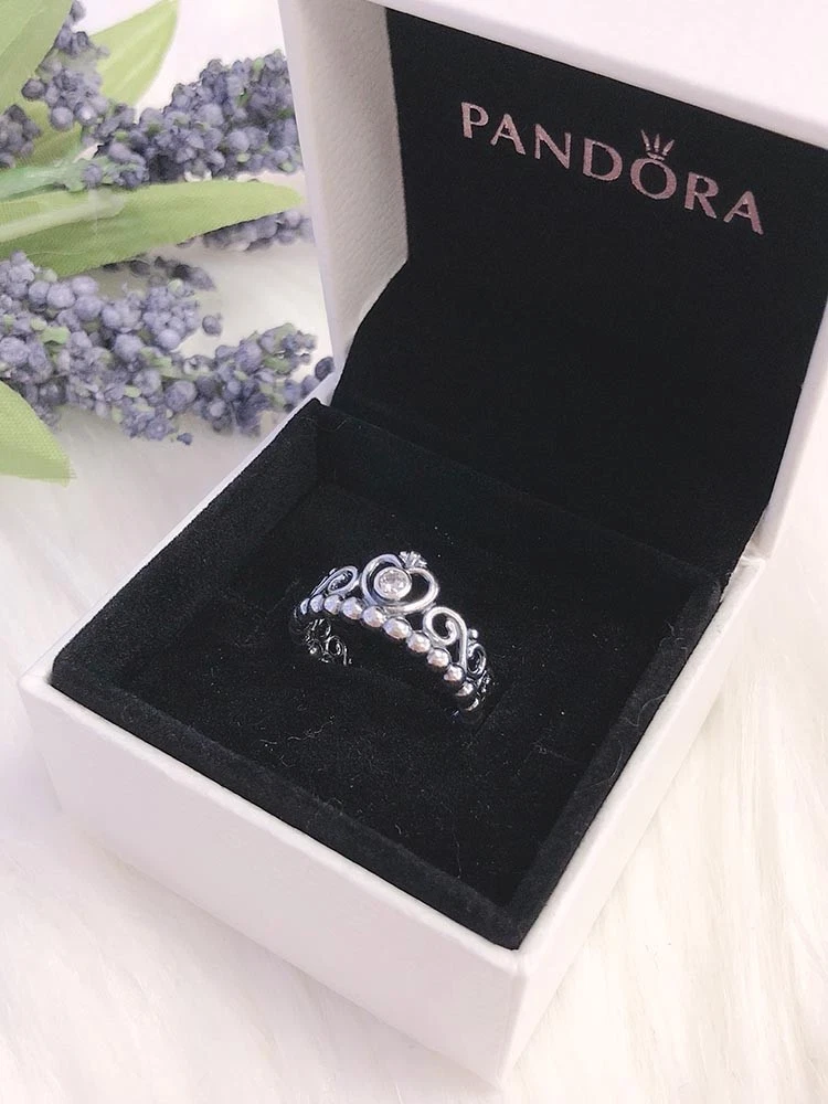 NEW Authentic Pandora SS 925 Ale My Princess Tiara Ring 190880CZ All Sizes