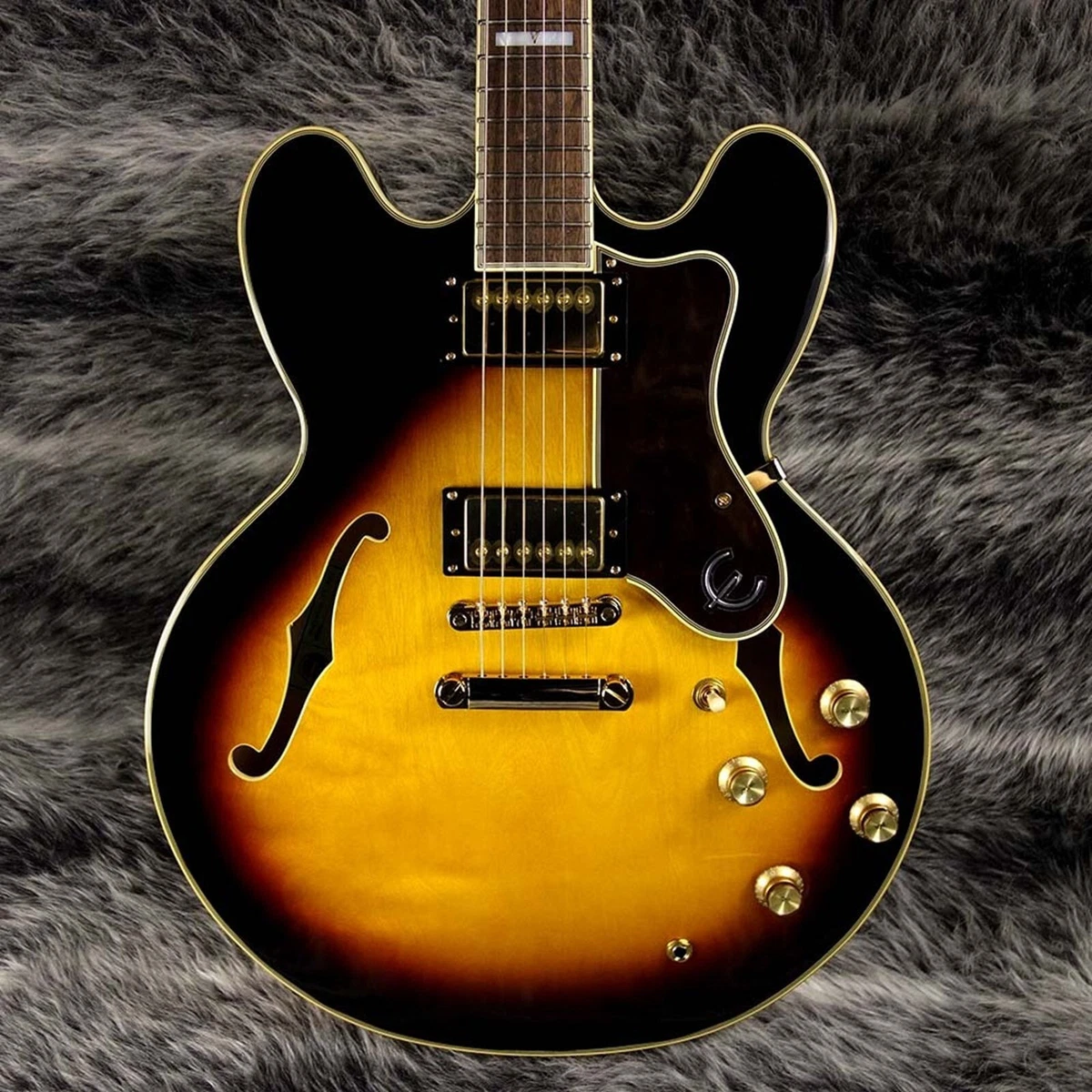 Epiphone SHERATON II PRO Vintage Sunburst semi hollow electric Guitar New