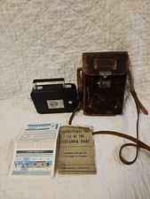 VTG CINE KODAK EIGHT 25 8mm Film Movie Camera With Leather Carrying Case Black