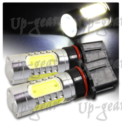 CREE 6000K P13W White COB LED DRL 16W High Power Fog Driving Lights Bulbs 2PCS