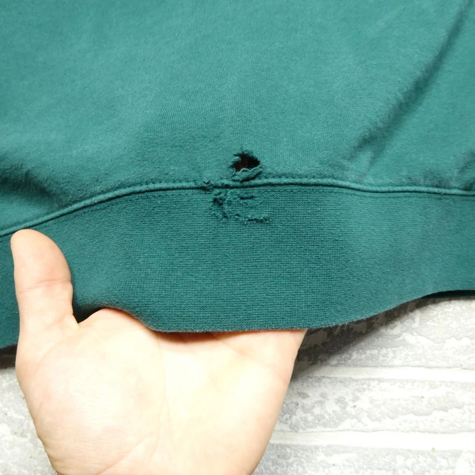 DE COLECCIÓN Vans Sudadera con Capucha Adulto Pequeña Verde Polar Sudadera con Capucha Patinador Grunge Foto 2 de 4