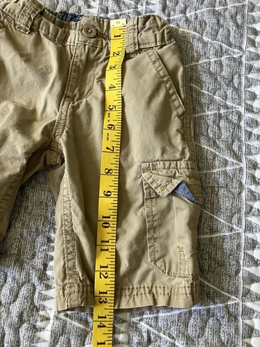 Levis Boys 4 Reg. 3-4 Yrs Cargo Bermuda Shorts Tan - Picture 7 of 7