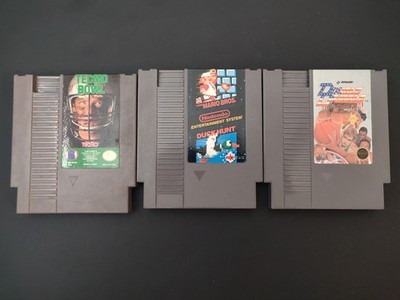 NES/Nintendo Entertainment System Lot of 3 Games - Super Mario Bros