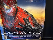 Spider-Man 3 - Original Cinema UK Quad Poster - Marvel Avengers -Toby McGuire￼