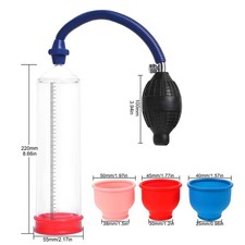 Penis Enlarger Pump Vacuum Men Penis Growth Enhancer Power Up Extender Stretcher