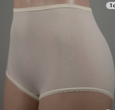 NEW 2 Set Bali 2633 Women's Skimp Skamp Ivory Brief Panty Size 3XL 10
