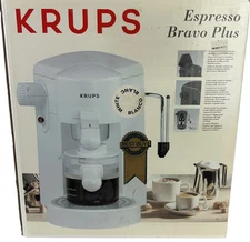 Krups Bravo Plus Model 872 Espresso Machine White New(other)