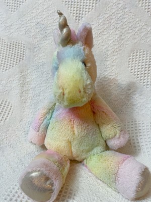 Mary Meyer Marshmallow Zoo Fro Yo Unicorn Plush 15'' Pastel Rainbow Floppy Toy