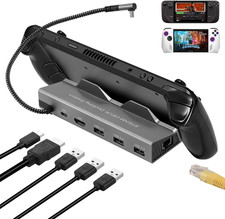 Station D'Accueil Pour Steam Deck ROG Ally, 6 En 1 Steam Deck Dock Avec HDMI 2.0