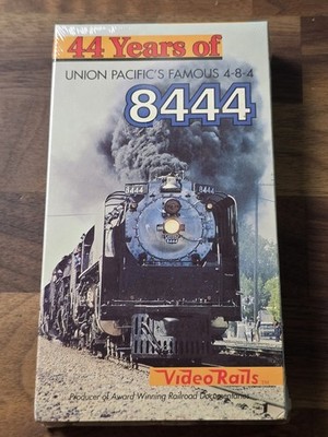 SEALED 44 Years of Union Pacific 8444 by Video Rails 1988 VHS Steam Trains 3985