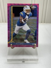 2025 NFL Topps Chrome | Keenan Allen | Pink Refractor /250 | #155