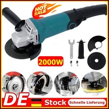 Elektrischer Winkelschleifer 2000W Ø 125 mm, Drehzahlregelung Hochleistungs