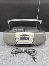 Sony CFD-V5 Mega Bass Portable Stereo Boombox AM FM CD Cassette Tested Working