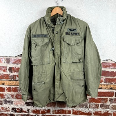 Vintage US Army Jacket Sz Small Green OG 107 Cold Weather Field Vintage US Army Jacket Sz Small Green OG 107 Cold Weather Field