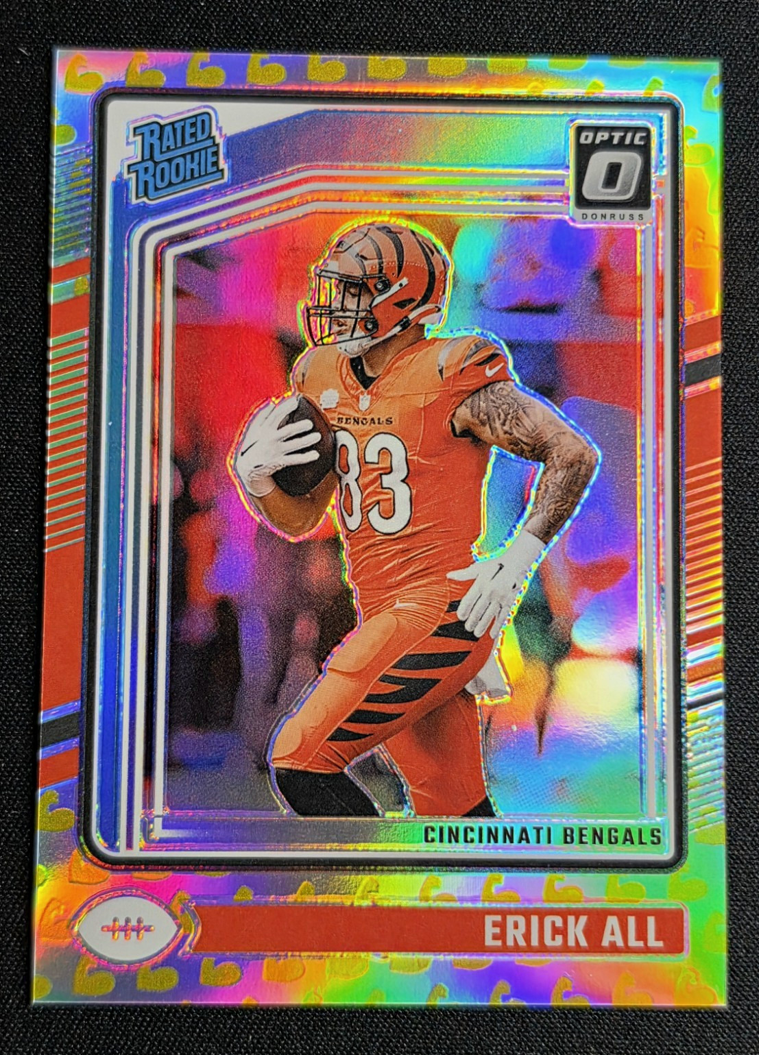 Panini Donruss Optic 2024 Rated Rookie Erick All Bengals #233 Flex Prizm /149