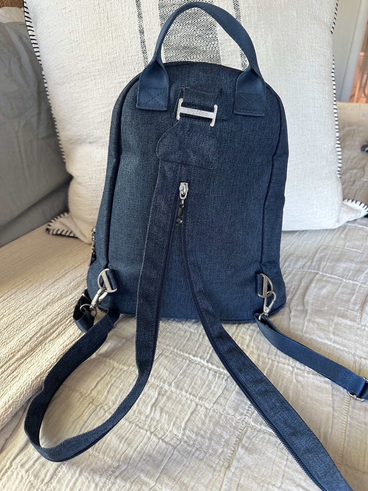 Baggallini Convertible Backpack - Denim colored f… - image 5