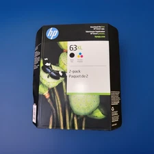 HP 63XL Black/Tri-color Original Ink Cartridges