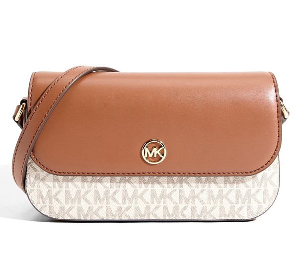 Michael Kors Tasche UmhäNgetasche Jet Set Travel SM Flap Crossbody Vanilla Neu-image