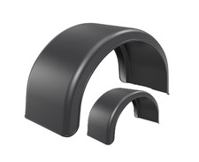 Passage de roue double garde-boue DOMAR 10 11 12 13 Remorque PVC COMPLÈTE DOMAR