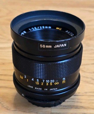 Porst Super-WW Weitwinkel 1:2.8/28mm MC Auto G M42 Lens für Pentax Pentacon M42