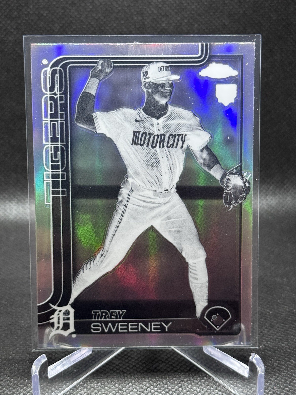 2025 Topps Chrome - Trey Sweeney #6 Negative Refractor (RC)