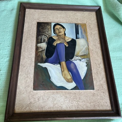 Woman Contemplating Life In The World Painting Wall Art