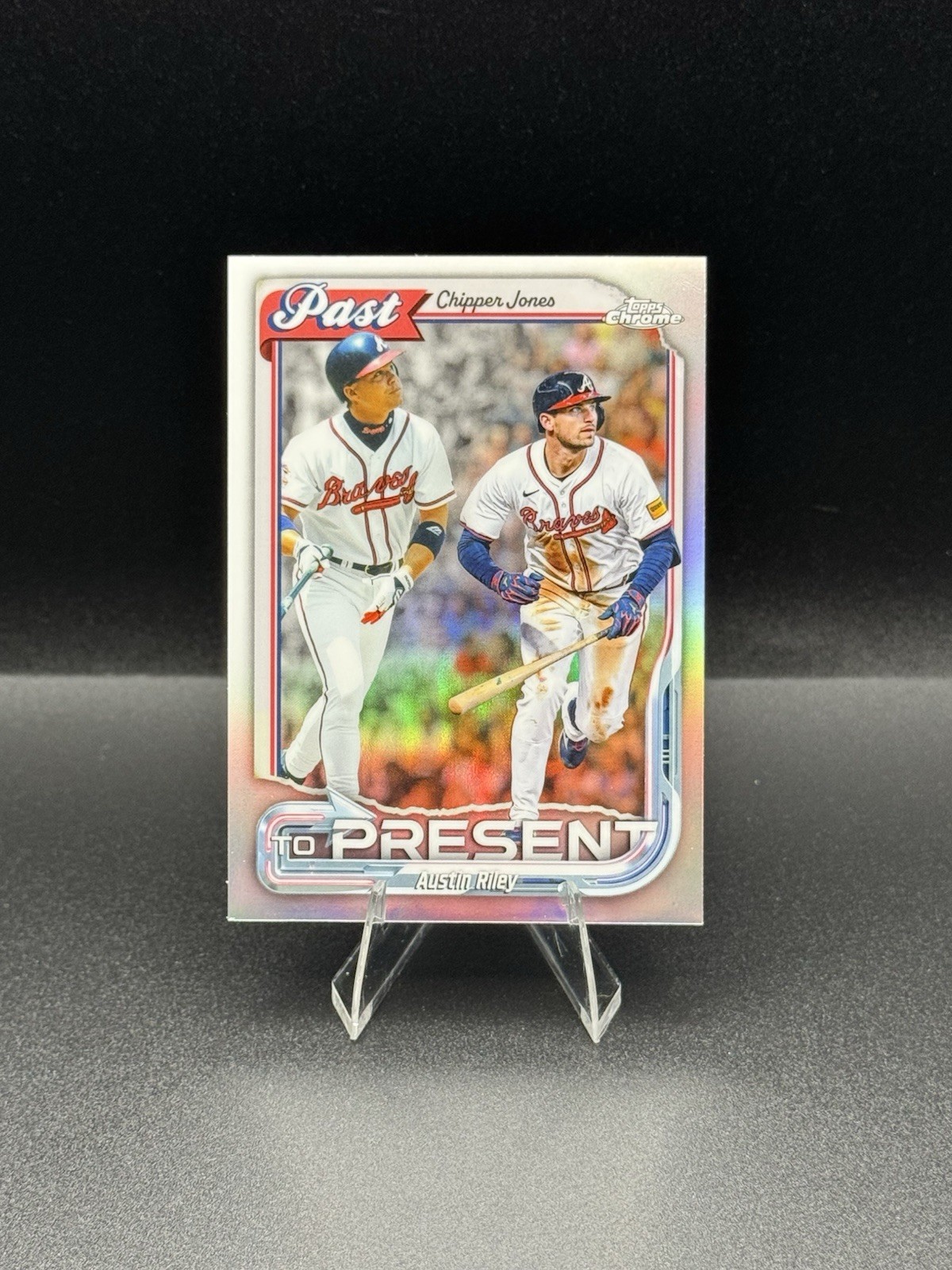 2026 Topps Chrome - Austin Riley / Chipper Jones Past To Present #PTP-10