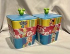 Disney Store Exclusive Tropical Luau Serving LOT of 2- Three Tier Canister Sets — photo 5