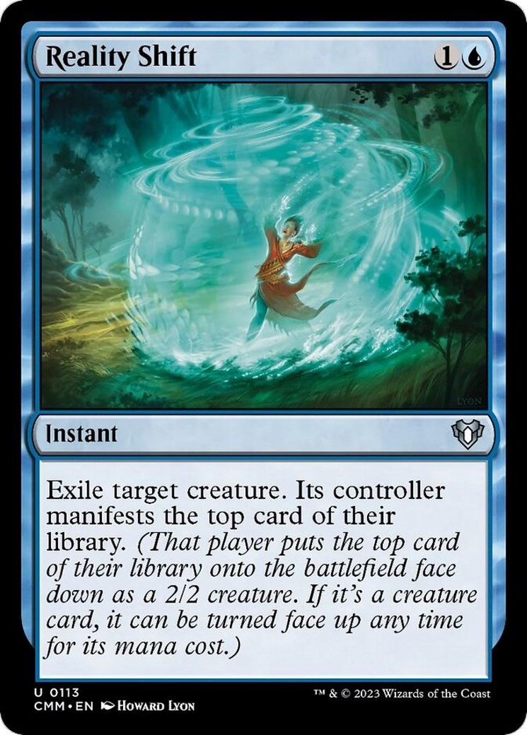 Reality Shift [CMM - 113] Uncommon NM Commander Masters