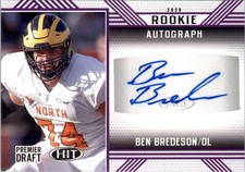 2020 SAGE HIT Autographs Purple #A41 Ben Bredeson Auto - FB