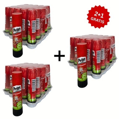 Pritt Klebestift Original 11 g 3für2 x25 Sparset Büro Schule Basteln