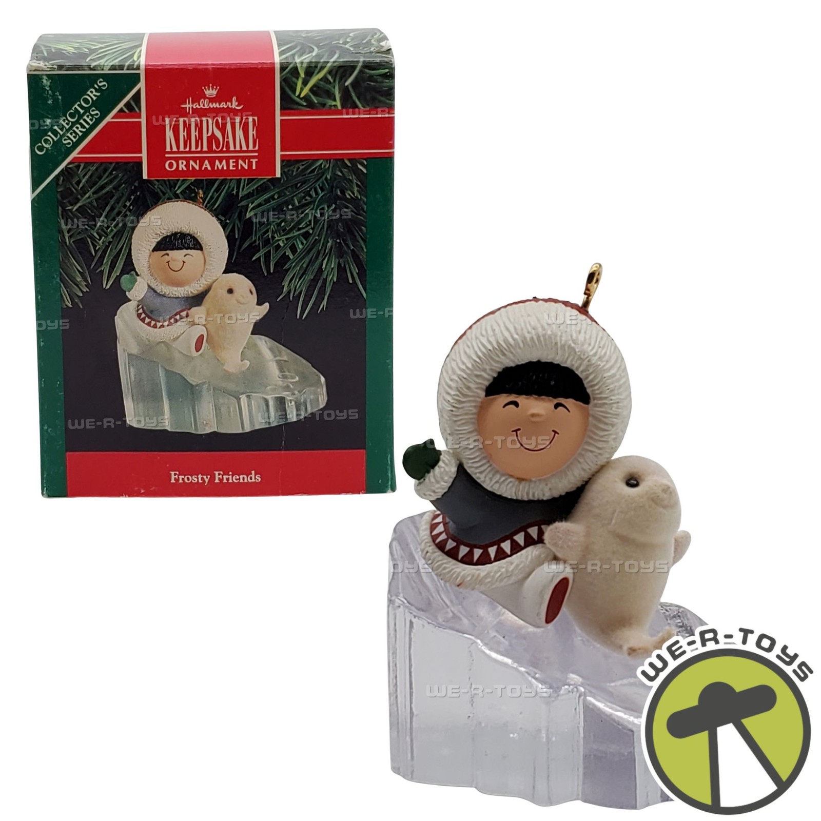 Hallmark Keepsake 1990 Frosty Friends Seal Slide Christmas Ornament NEW