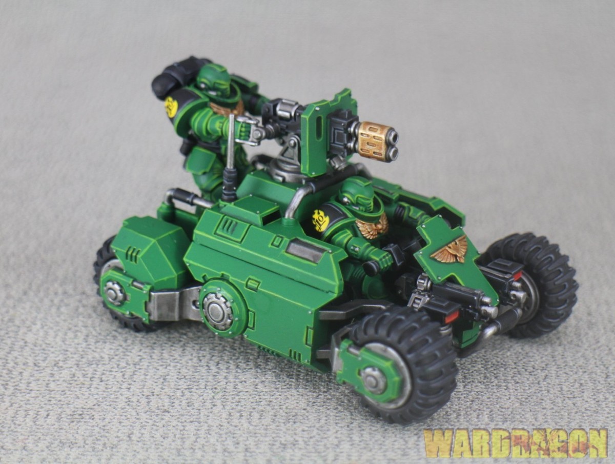 Warhammer 40K WDS painted Salamanders Invader ATV c44 | eBay