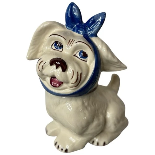 Vintage Shawnee Pottery Mugsy Toothache Dog Cookie Jar USA