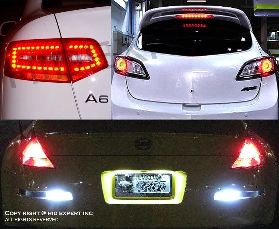 x4 1156 7506 1459 LED 19 SMD Rojo Señal de giro trasero Reemplazar bombillas J145 Foto 4 de 4