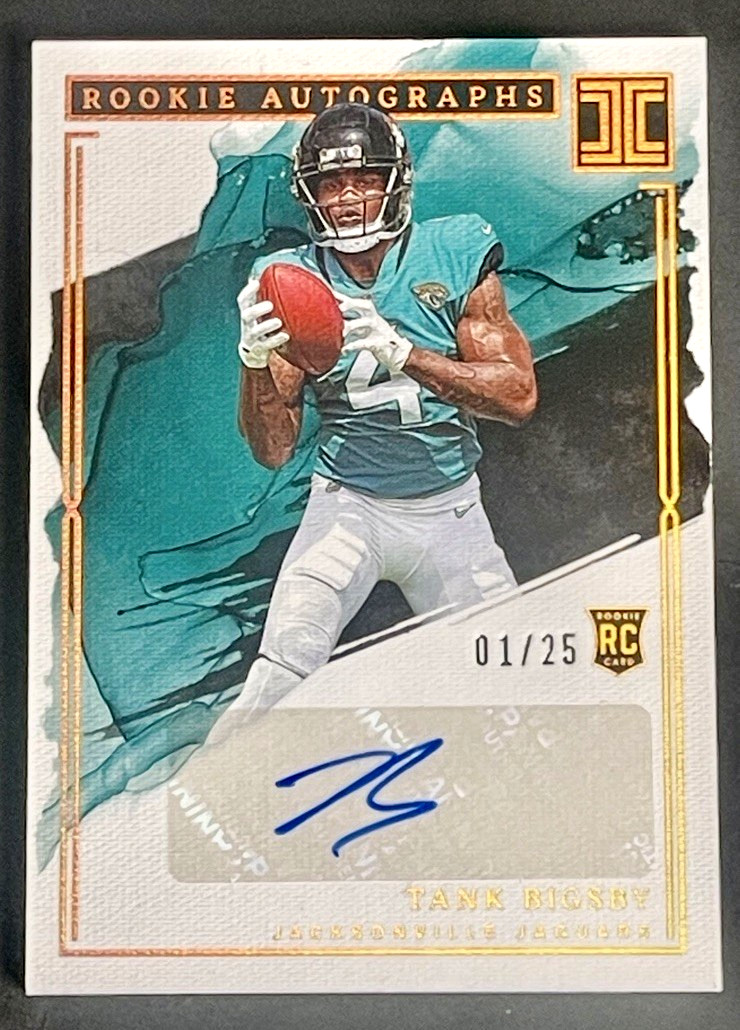 Tank Bigsby Panini Impeccable Rookie Autographs #RATB Gold