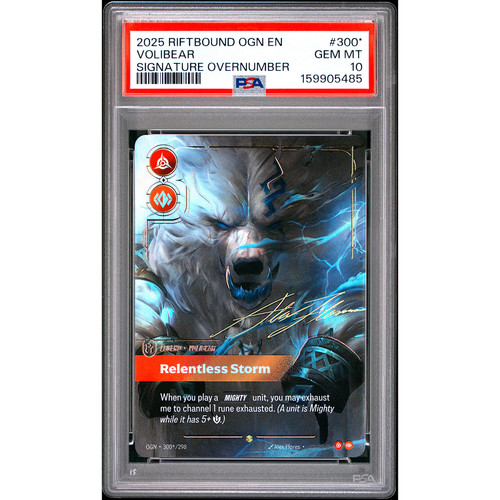 Volibear, Relentless Storm graded PSA 10 for sale on eBay