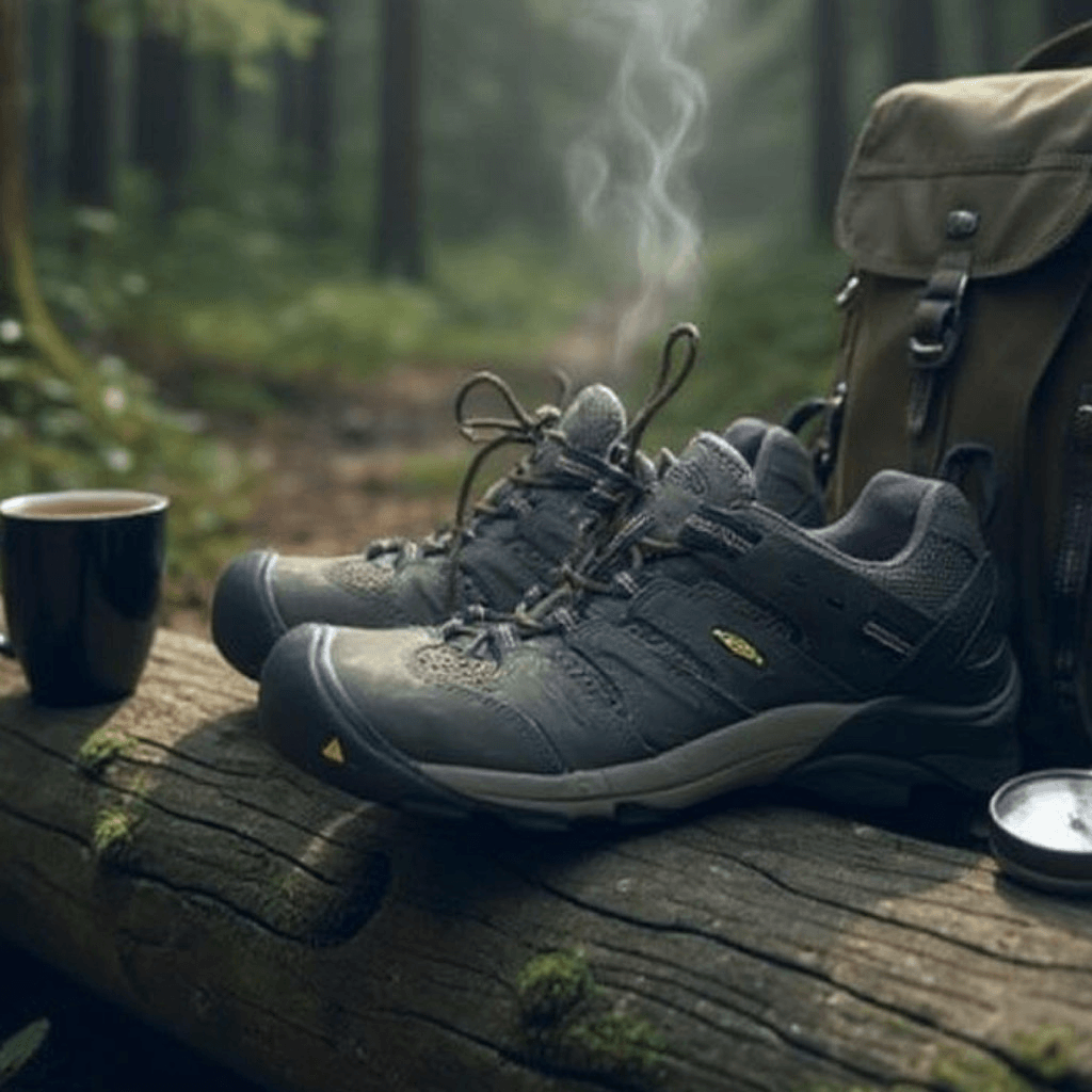 Scarpe da Lavoro Keen Utility Uomo Lansing Punta Bassa Acciaio Impermeabili Marrone Taglia 9D