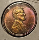 1909 VDB 1C RB Lincoln Wheat Cent Choice Gem BU Toned Toner