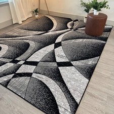 Modern Abstract Contemporary 8x10 Area Rug Carpet 2x3 Mat 5x7 Rugs